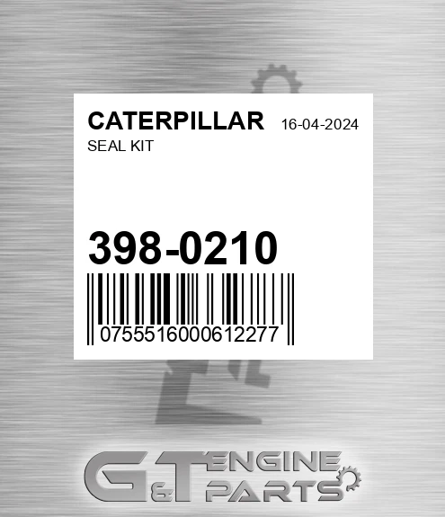 398-0210 Seal Kit for CATERPILLAR