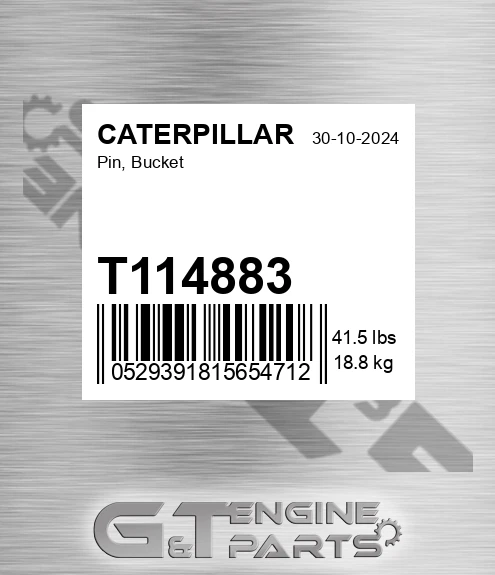T114883 Pin, Bucket