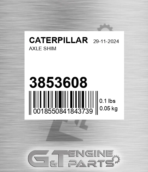 385-3608 Axle Shim