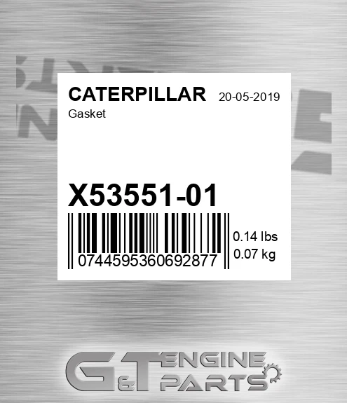 X53551-01 Gasket