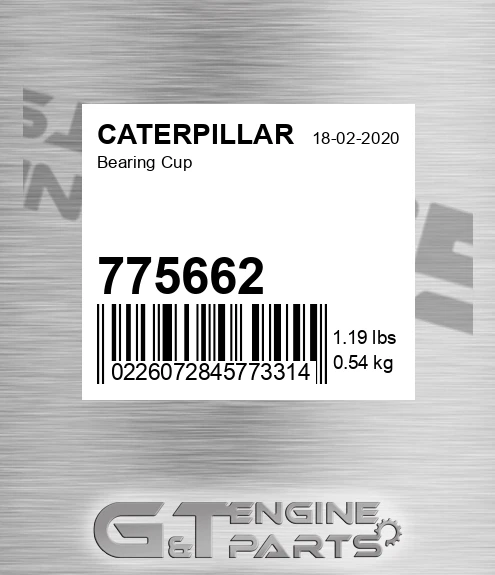 775662 CATERPILLAR Bearing Cup