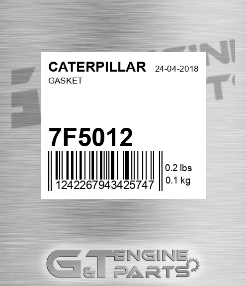 7F5012 Gasket