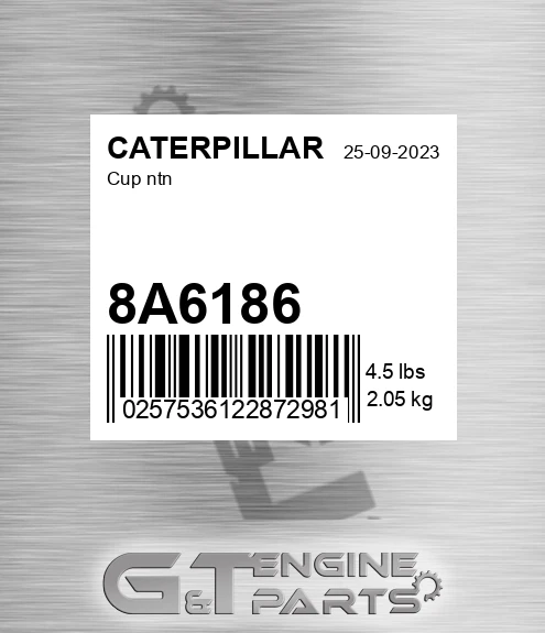 8A6186 Cup Ntn