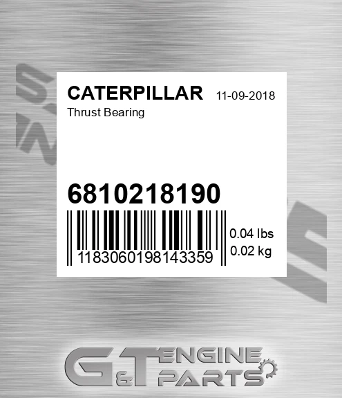 6810218190 Thrust Bearing for CATERPILLAR