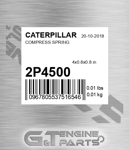 2P-4500 Compress Spring for CATERPILLAR