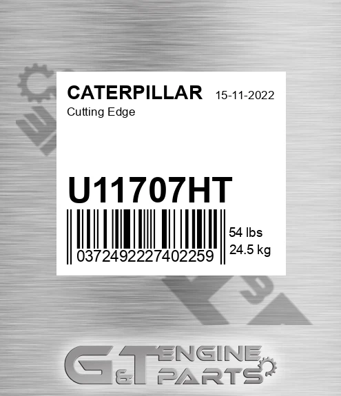 U11707HT Cutting Edge for CATERPILLAR