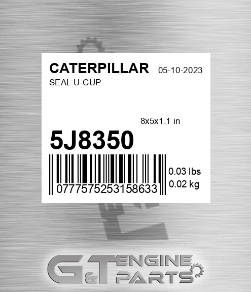 5J8350 Seal for CATERPILLAR