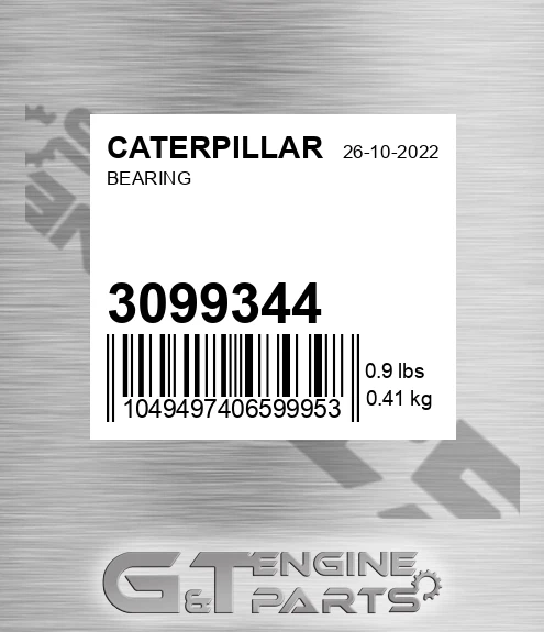 309-9344 Bearing for CATERPILLAR