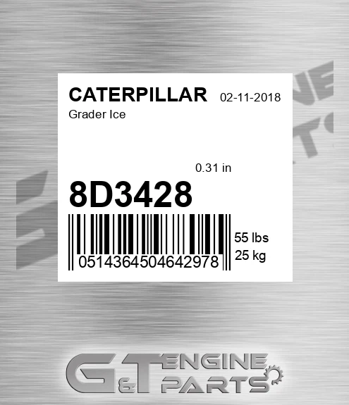 8D3428 Grader Ice for CATERPILLAR