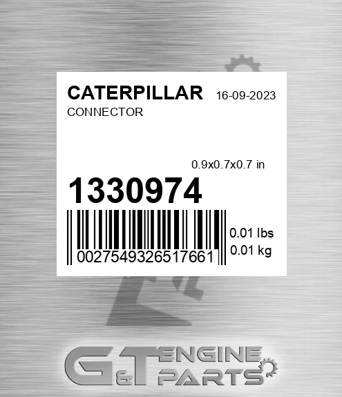 133-0974 Connector for CATERPILLAR