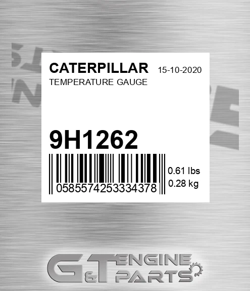 9H-1262 Temperature Gauge for CATERPILLAR