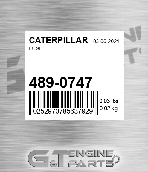 489-0747 Fuse