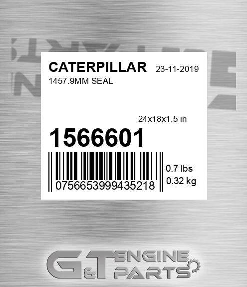 156-6601 1457.9mm Seal for CATERPILLAR