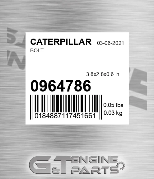 096-4786 Bolt