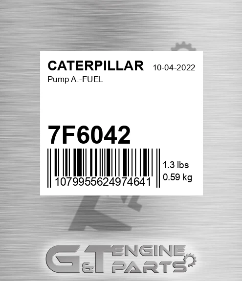 7F6042 Pump A.-fuel for CATERPILLAR