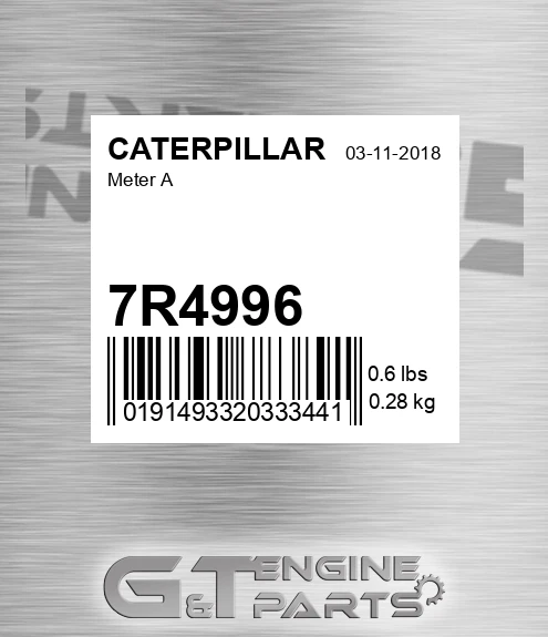 7R4996 Meter A for CATERPILLAR