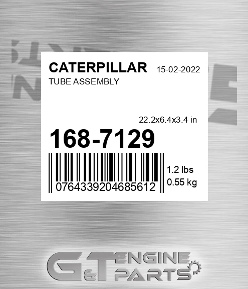 1687129 Tube A for CATERPILLAR