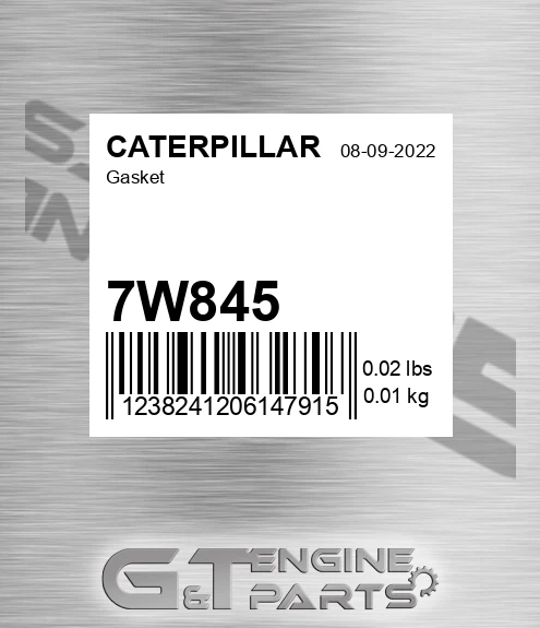 7W845 Gasket
