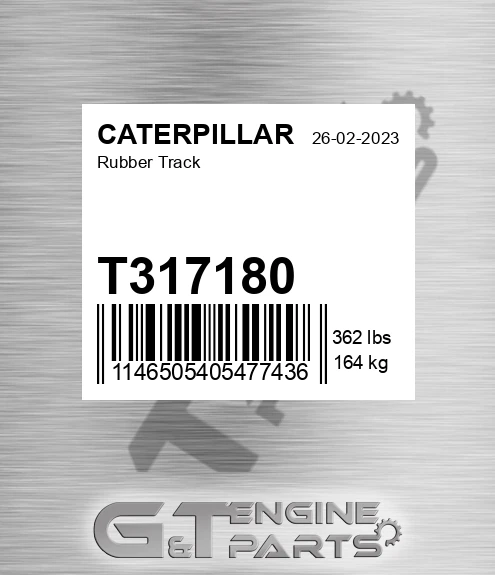 T317180 Rubber Track