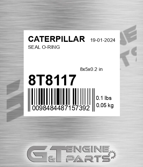 8T-8117 Seal O-ring for CATERPILLAR