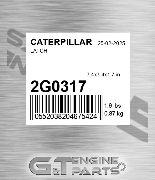 2G0317 Latch