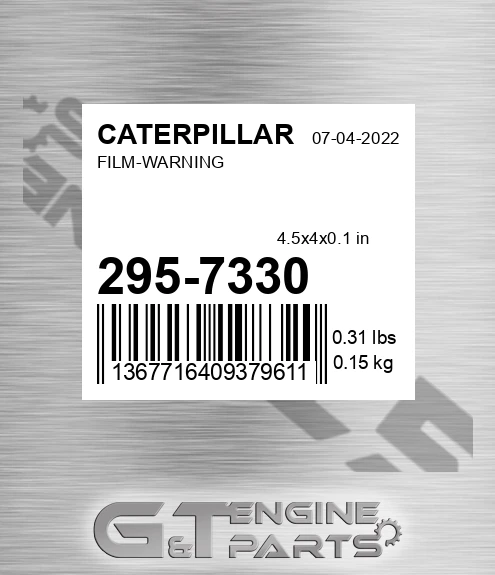295-7330 Film-warning