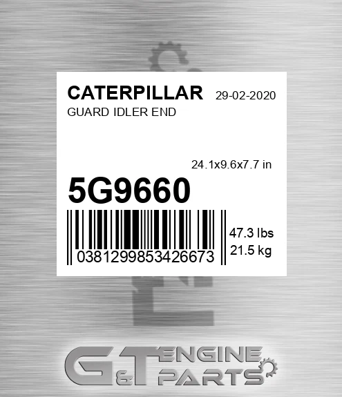 5G9660 Guard Idler End