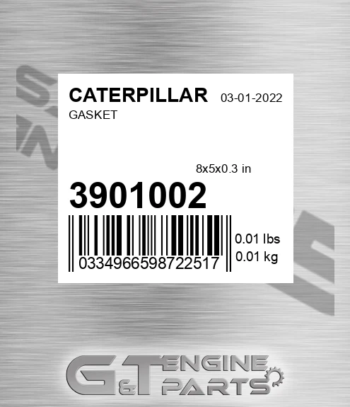 390-1002 Gasket for CATERPILLAR