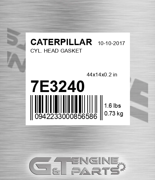 7E-3240 Cyl. Head Gasket for CATERPILLAR