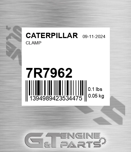 7R7962 Clamp for CATERPILLAR
