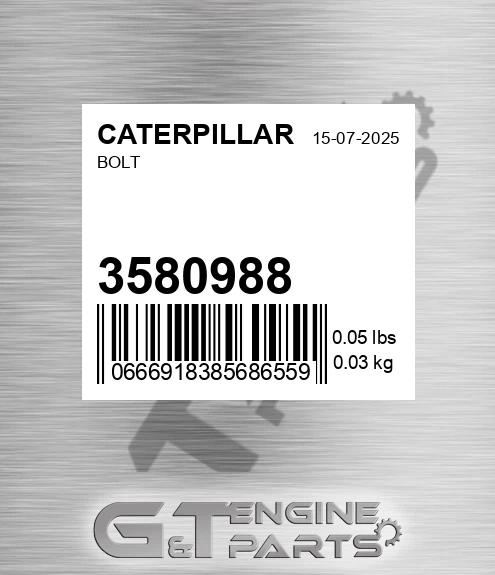 358-0988 Bolt