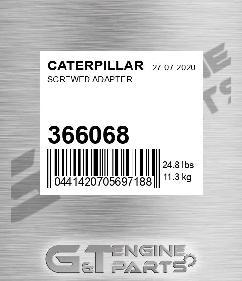 366068 Screwed Adapter