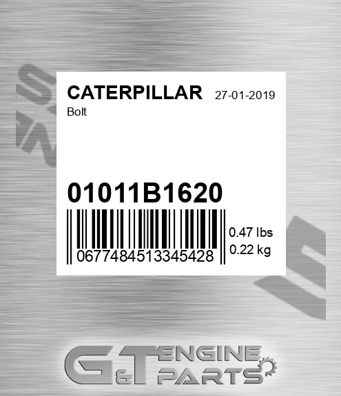 01011B1620 Bolt for CATERPILLAR