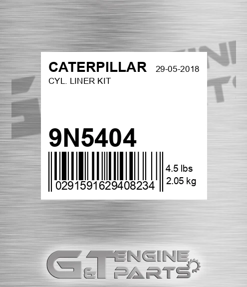 9N-5404 Cyl. Liner Kit for CATERPILLAR