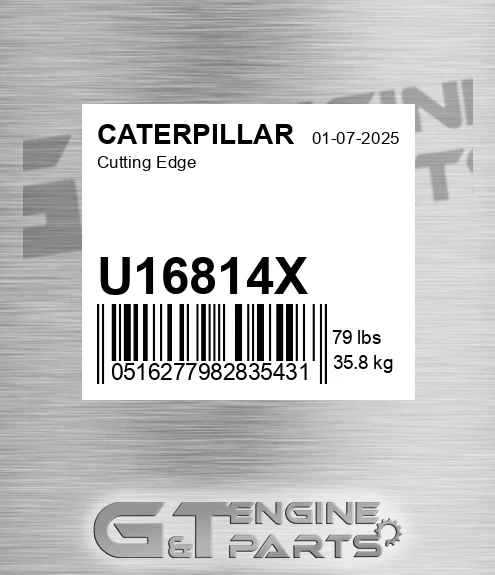 U16814X Cutting Edge for CATERPILLAR