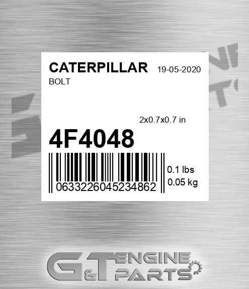4F4048 Bolt