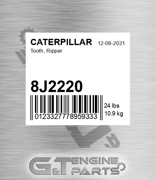 8J2220 Tooth, Ripper for CATERPILLAR
