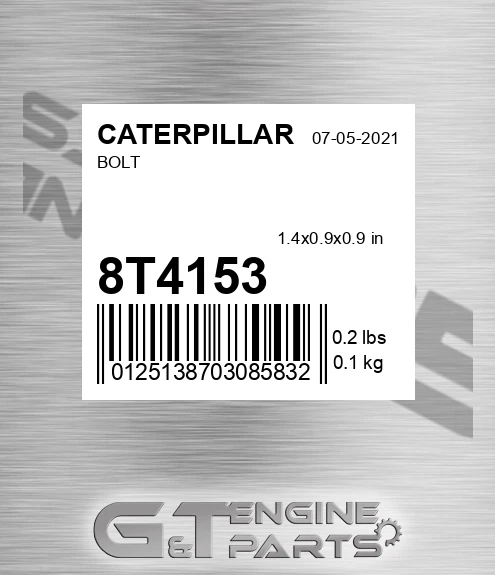 8T4153 CATERPILLAR Bolt