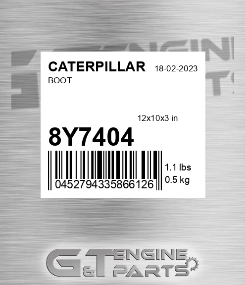 8Y-7404 Boot for CATERPILLAR