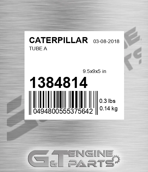 1384814 Tube A for CATERPILLAR