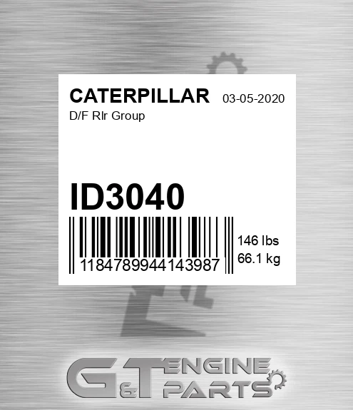 ID3040 D/f Rlr Group for CATERPILLAR