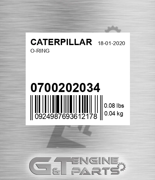 07002-02034 O-ring