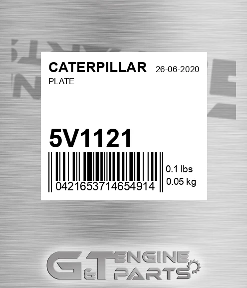 5V1121 Plate