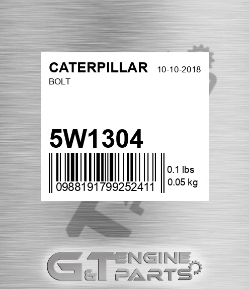 5W-1304 Screw for CATERPILLAR