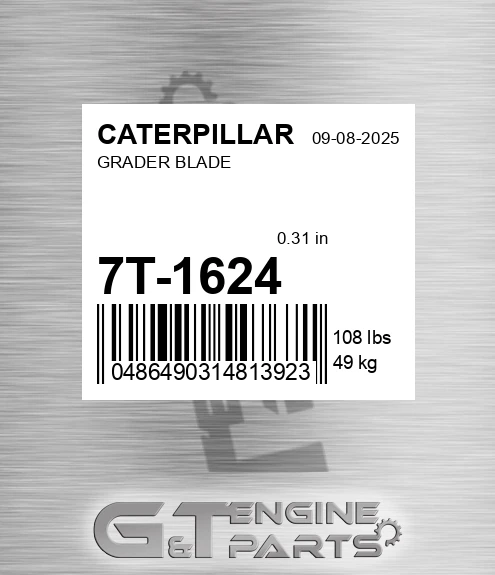 7T-1624 CATERPILLAR Grader Blade