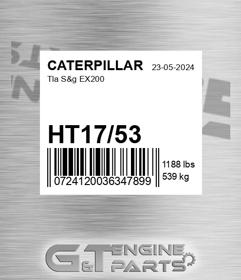 HT1753 Tla S&g Ex200 for CATERPILLAR
