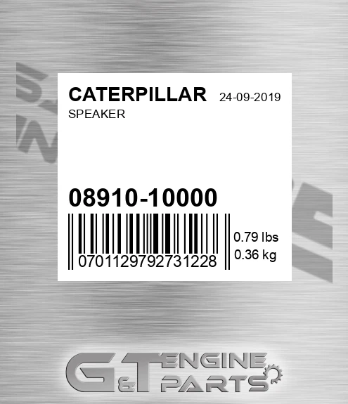 0891010000 Speaker for CATERPILLAR