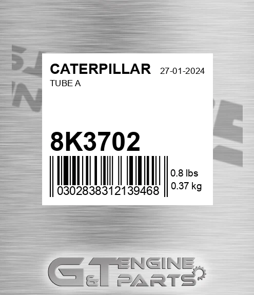 8K3702 Tube A