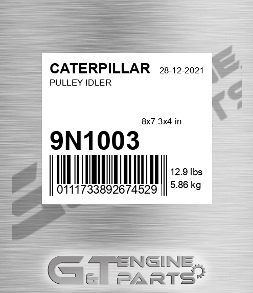 9N-1003 Pulley Idler