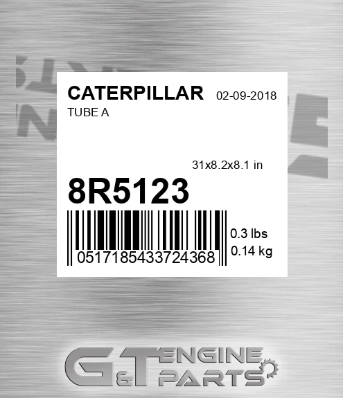 8R5123 Tube A